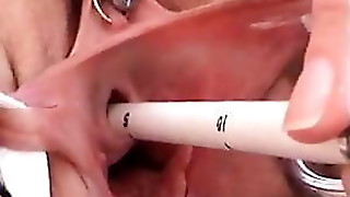 Cervix and Piss fuck hole Fucking with Objects and Masturbating Urethra