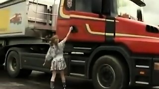 Lil' schoolgirl Gets Truck Fucked And Fisted !