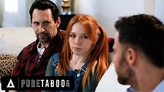 PURE TABOO He Shares His Puny Stepdaughter Madi Collins With A Social Employee To Keep Their Secret